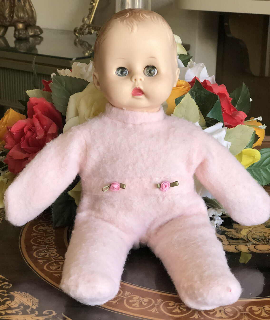 Vintage 13 Inch 1971 Effanbee Baby Doll #8171